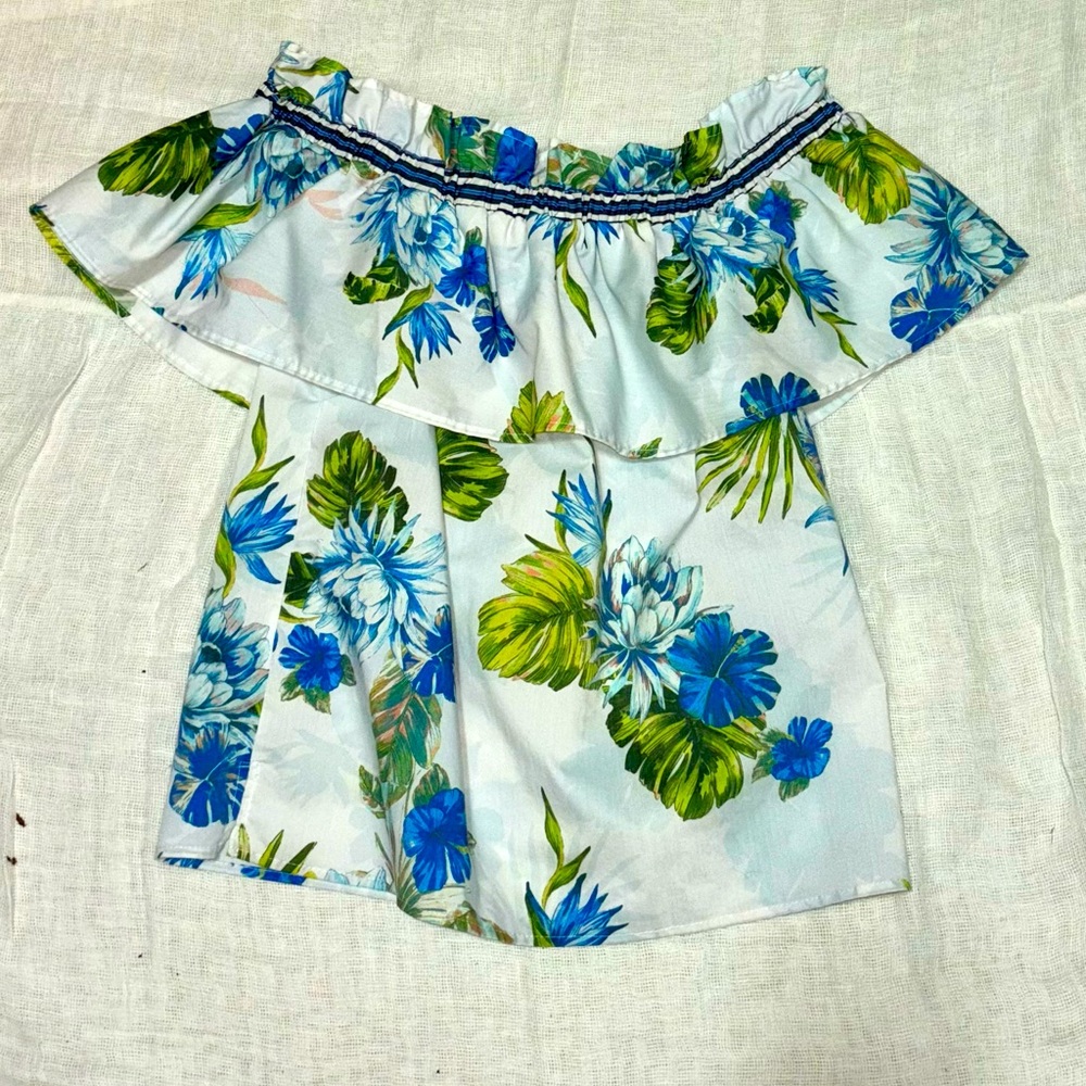 Floral Off the Shoulder Blouse